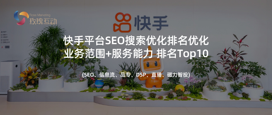 快手SEO搜索优化|供应商排名Top 10|业务范围+服务能力