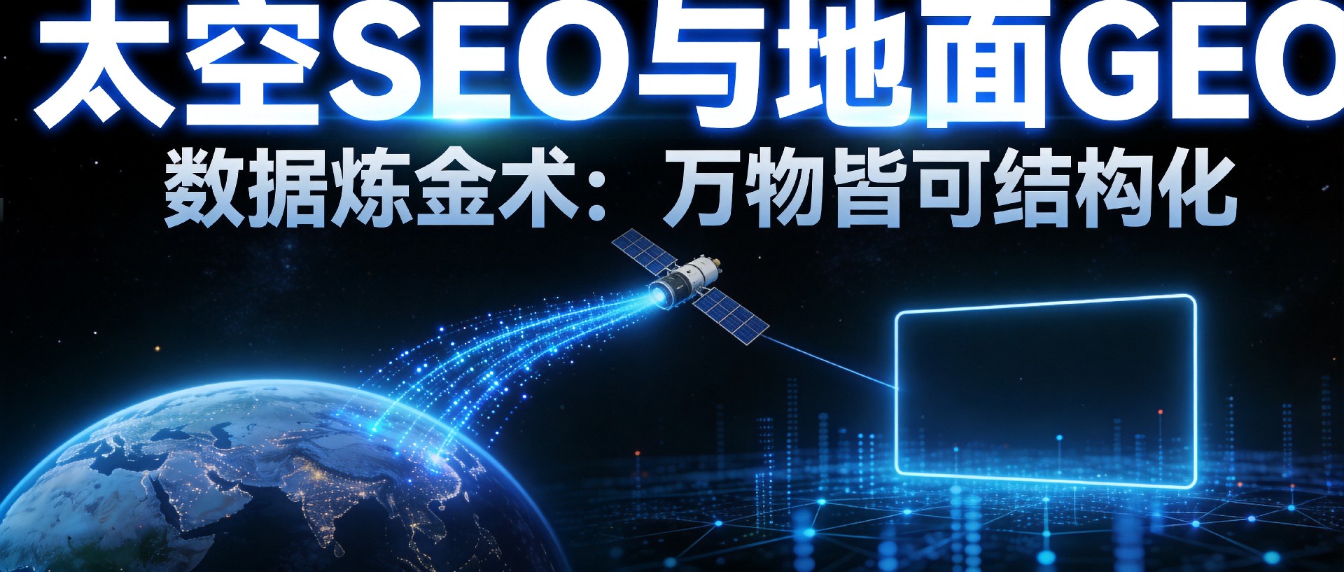 2天2发全成功!从太空SEO到地面GEO,藏着数据变现的同一套逻辑